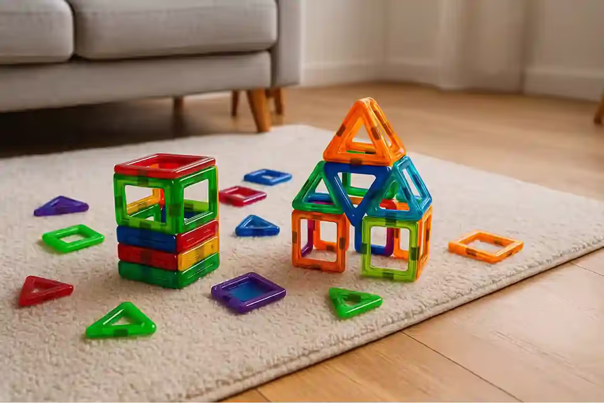 Magnetic Blocks on Carpet vs Hardwood: Building Surface Guide