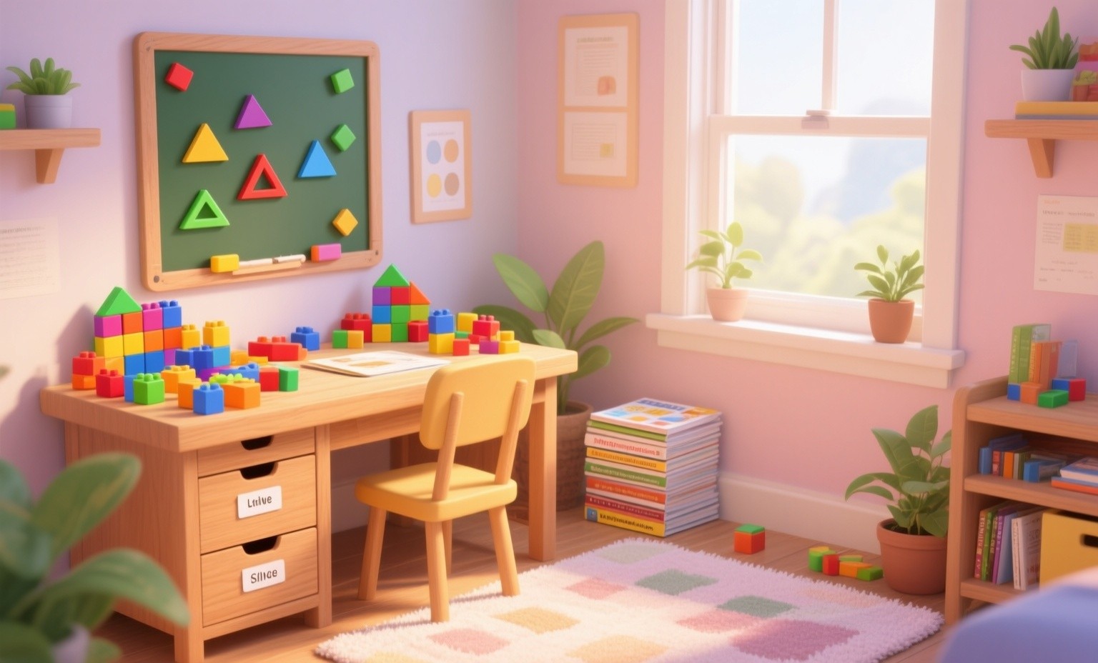 Homeschool Room Setup: Organizing Magnetic Building Materials for Daily Use