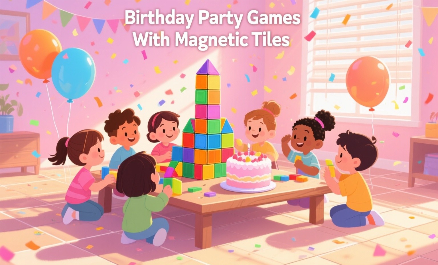 Birthday Party Games With Magnetic Tiles: Group Activities That Work